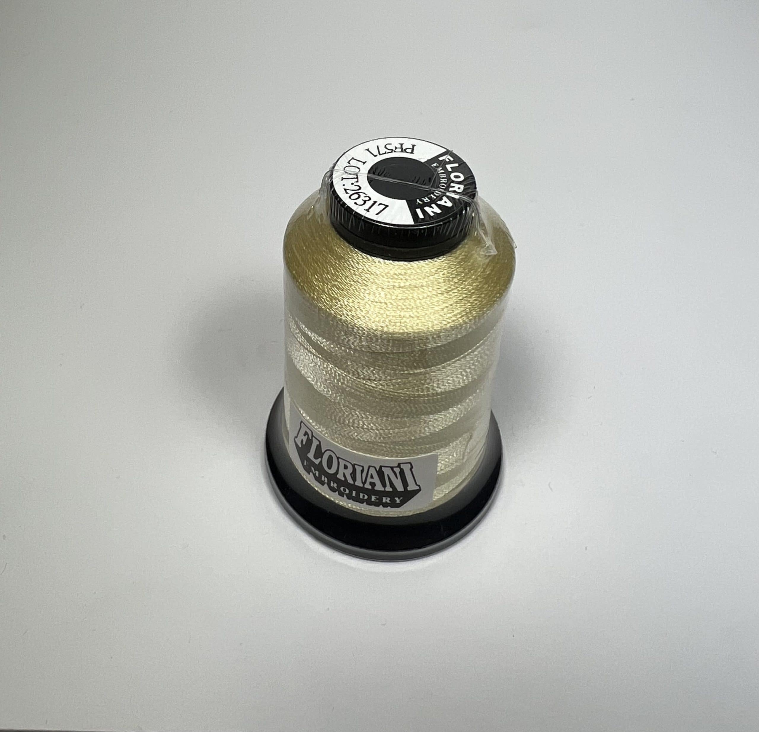 PF0571 - Floriani Embroidery Thread, 1,100yd Spool, Butter