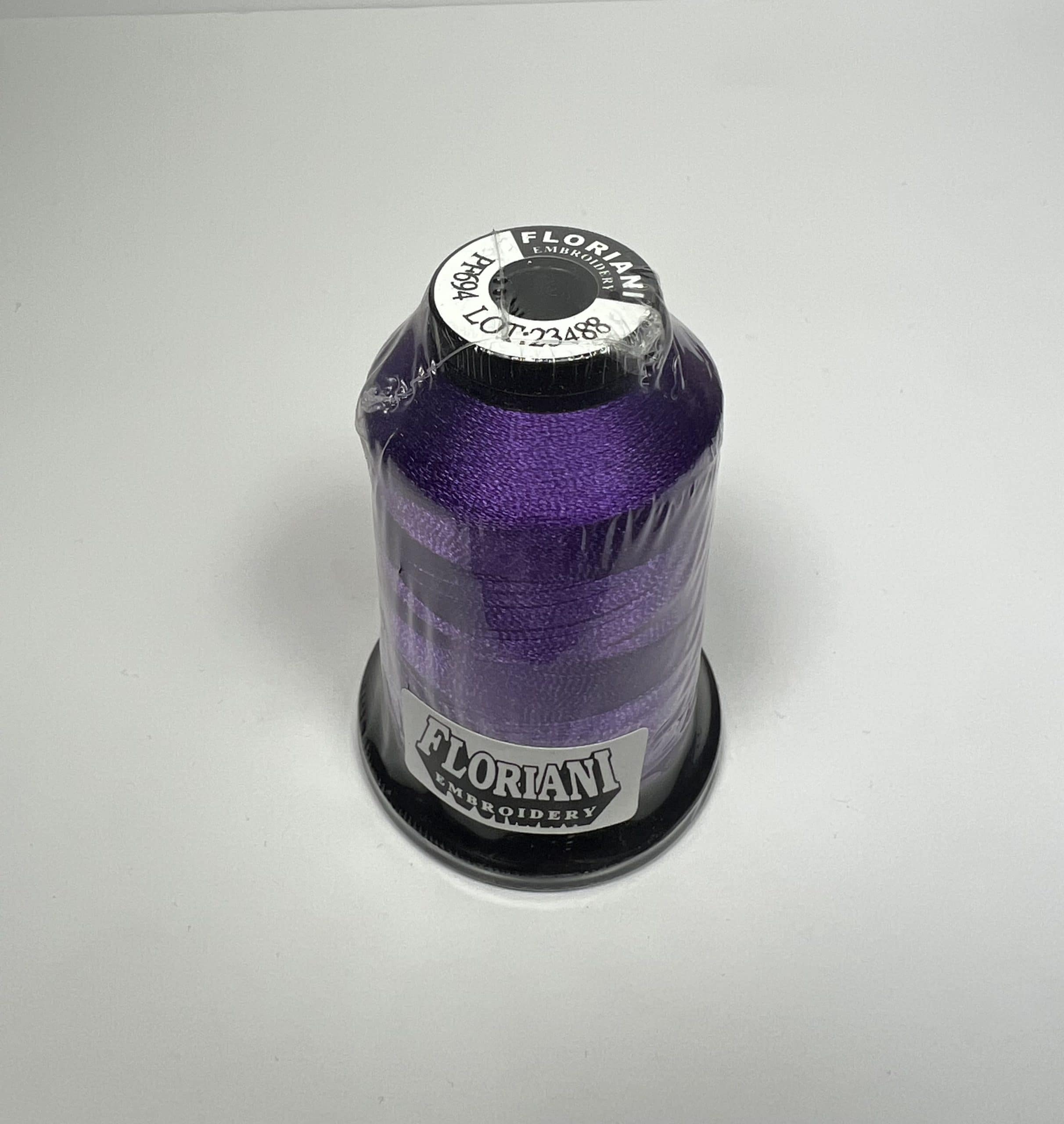 PF0694 - Floriani Embroidery Thread, 1,100yd Spool, Viking Purple
