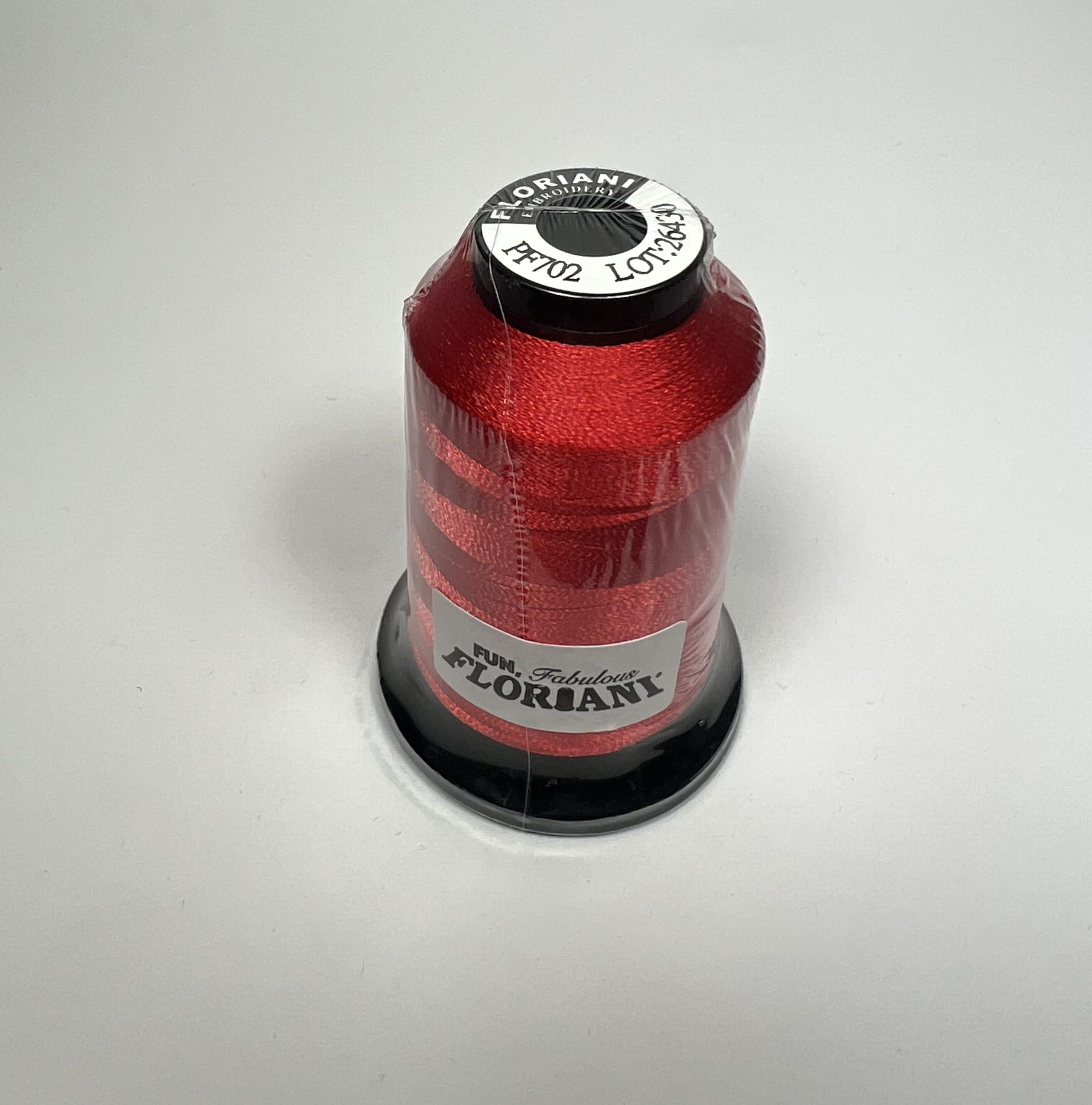 PF0702 - Floriani Embroidery Thread, 1,100yd Spool, Fire Engine