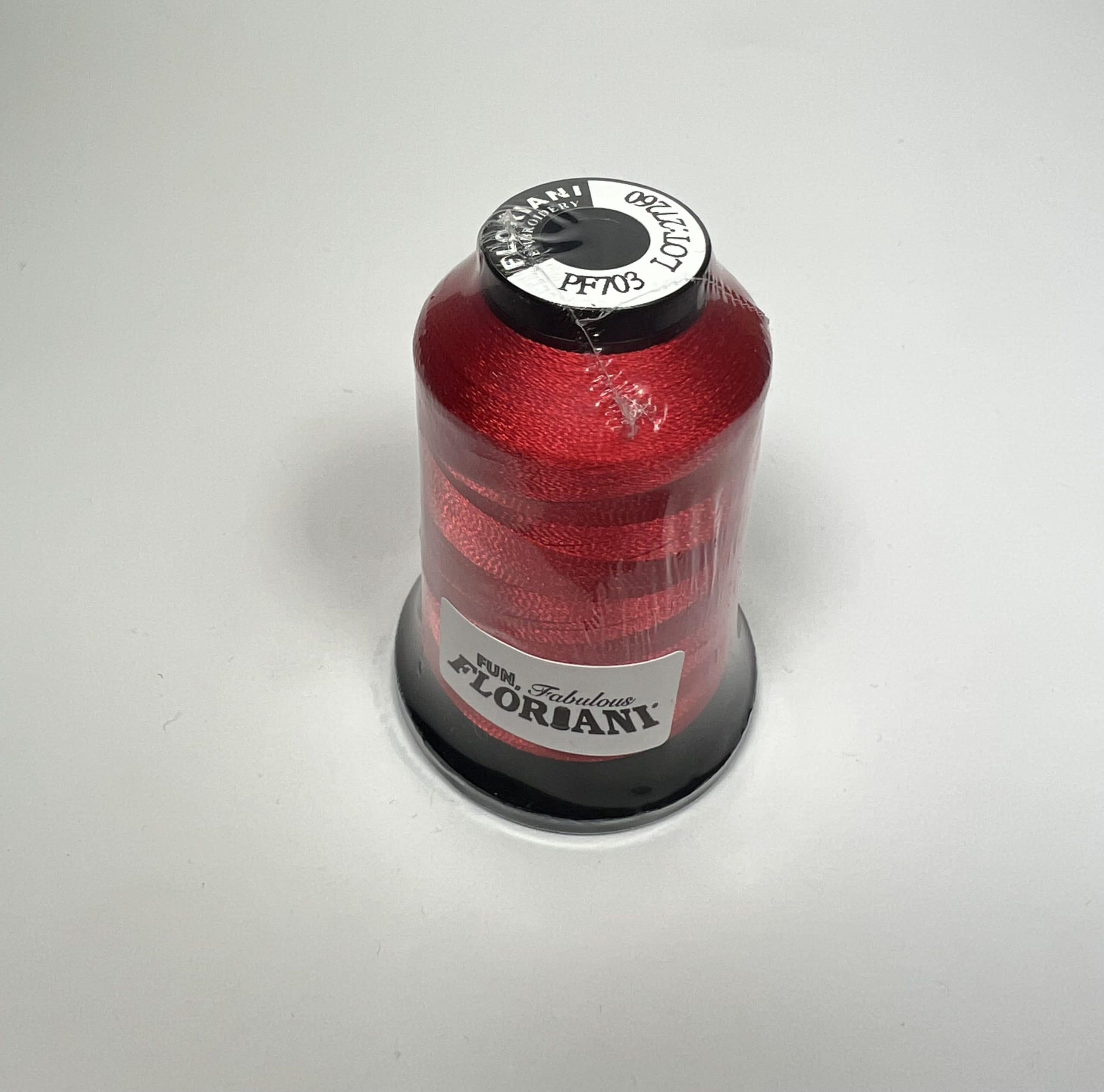 PF0703 - Floriani Embroidery Thread, 1,100yd Spool, Ruby Red