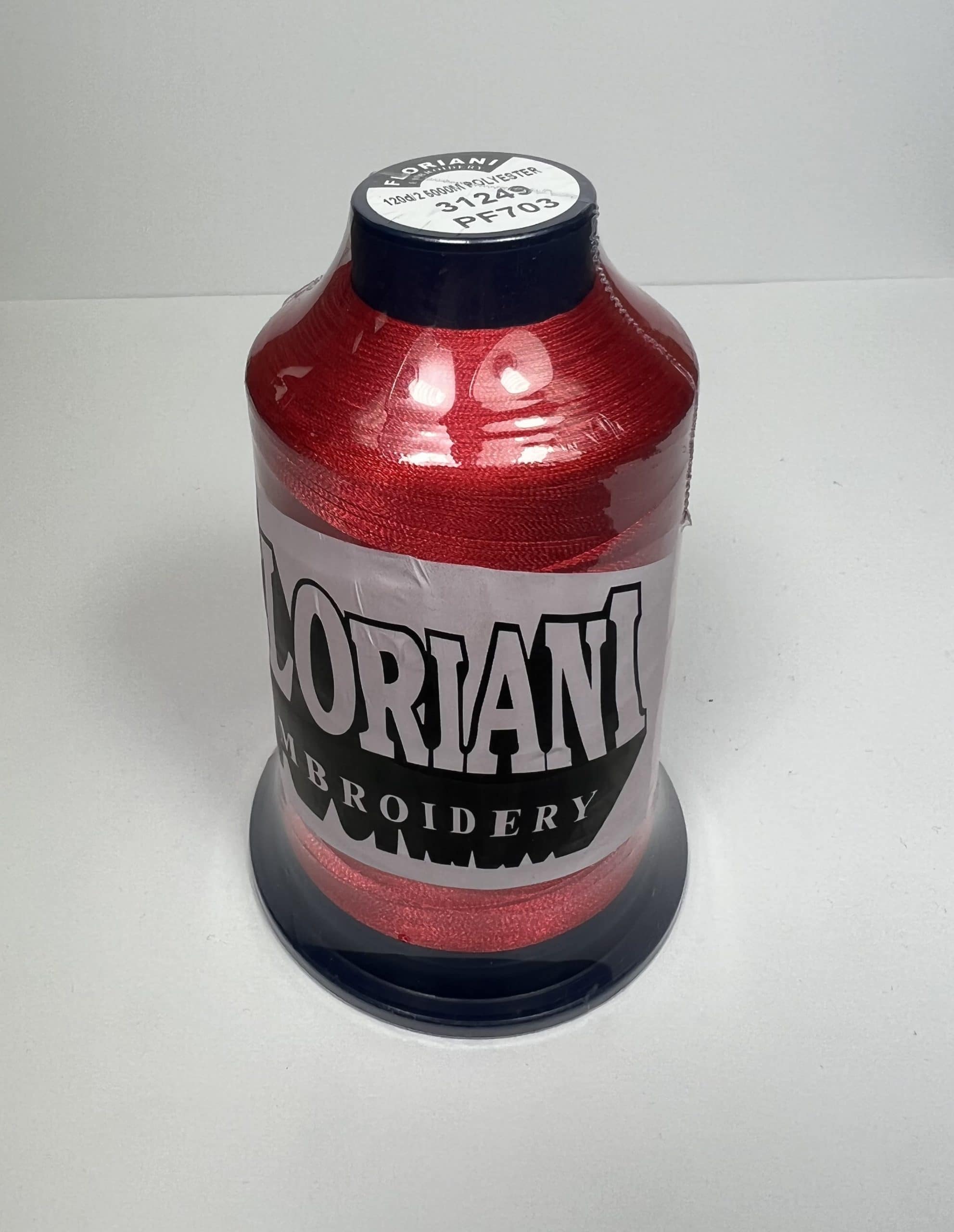 LGPF703 - Floriani Embroidery Thread, 5,500yd Spool Ruby Red