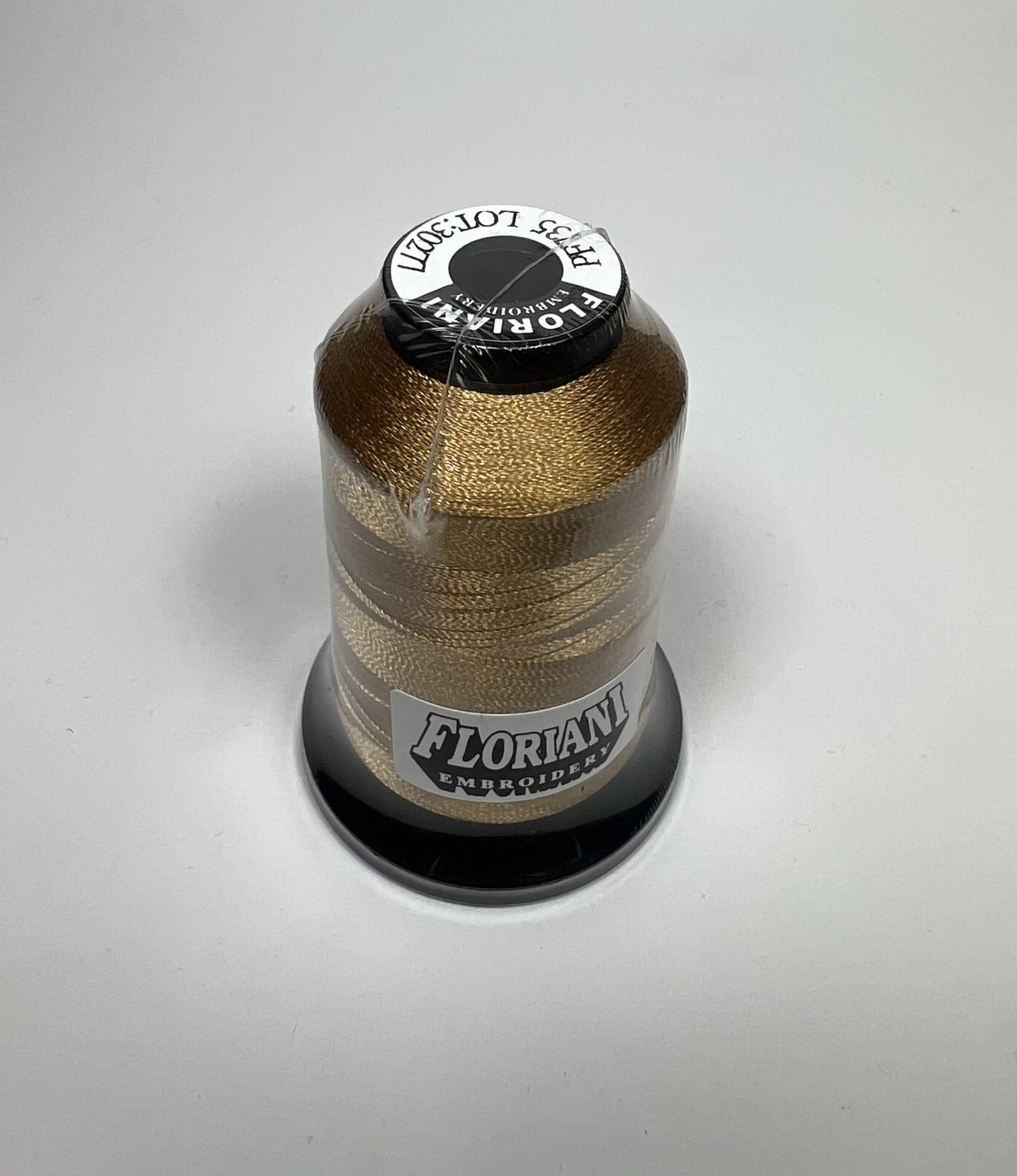 PF0735 - Floriani Embroidery Thread, 1,100yd Spool, Aztec Tan