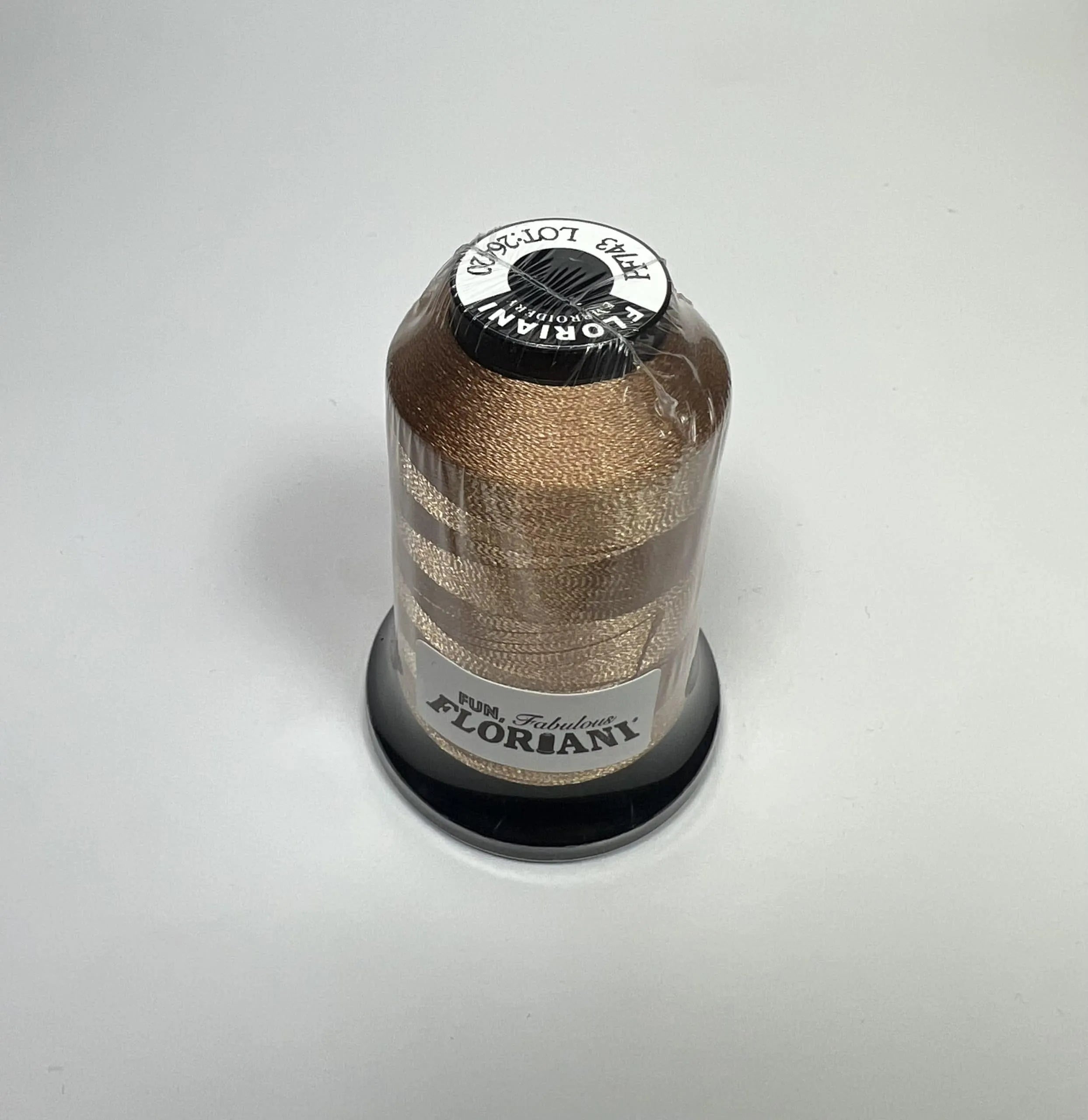 PF0743 - Floriani Embroidery Thread, 1,100yd Spool, Old World Buff