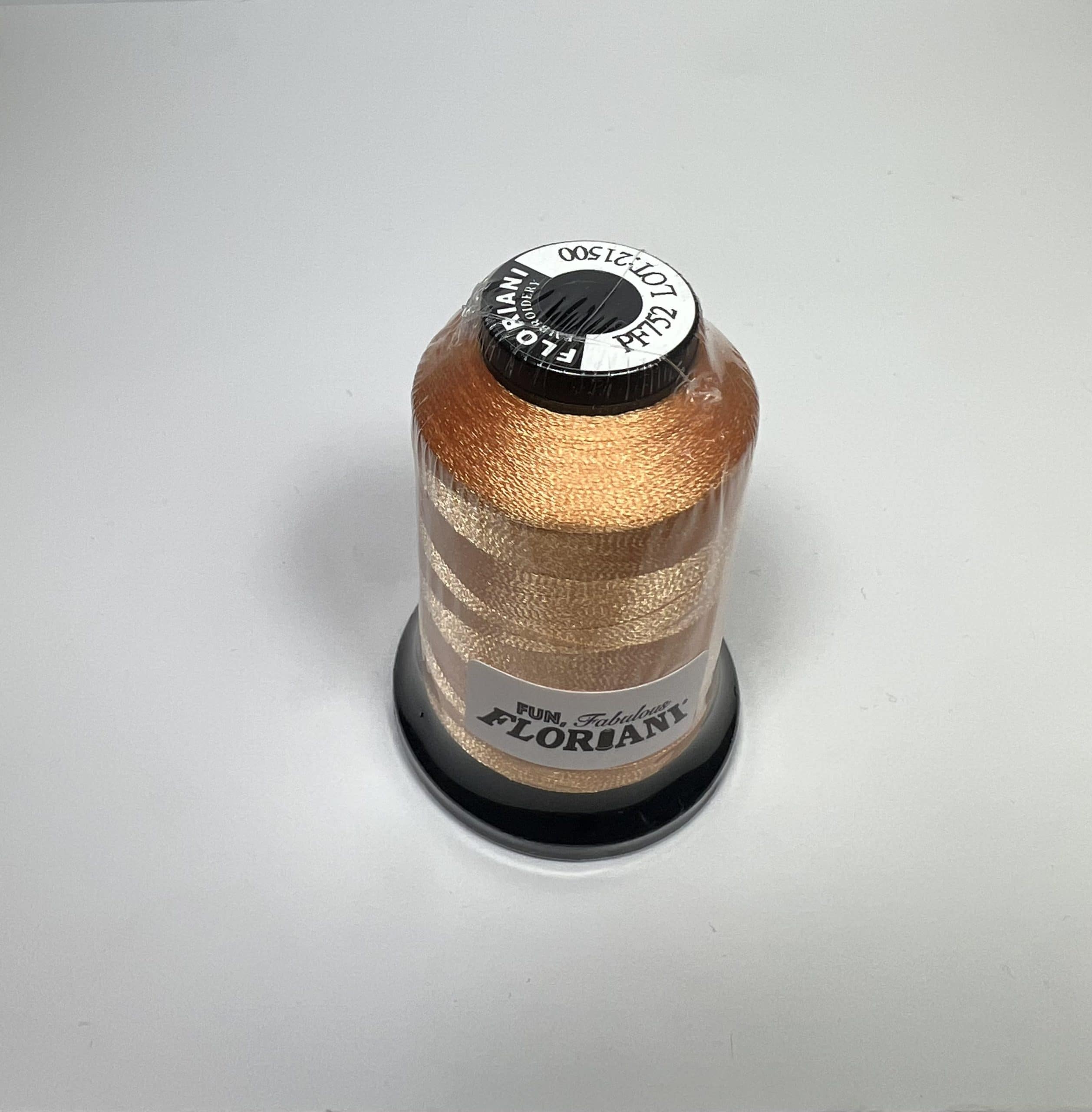 PF0752 - Floriani Embroidery Thread, 1,100yd Spool, Aurora Orange