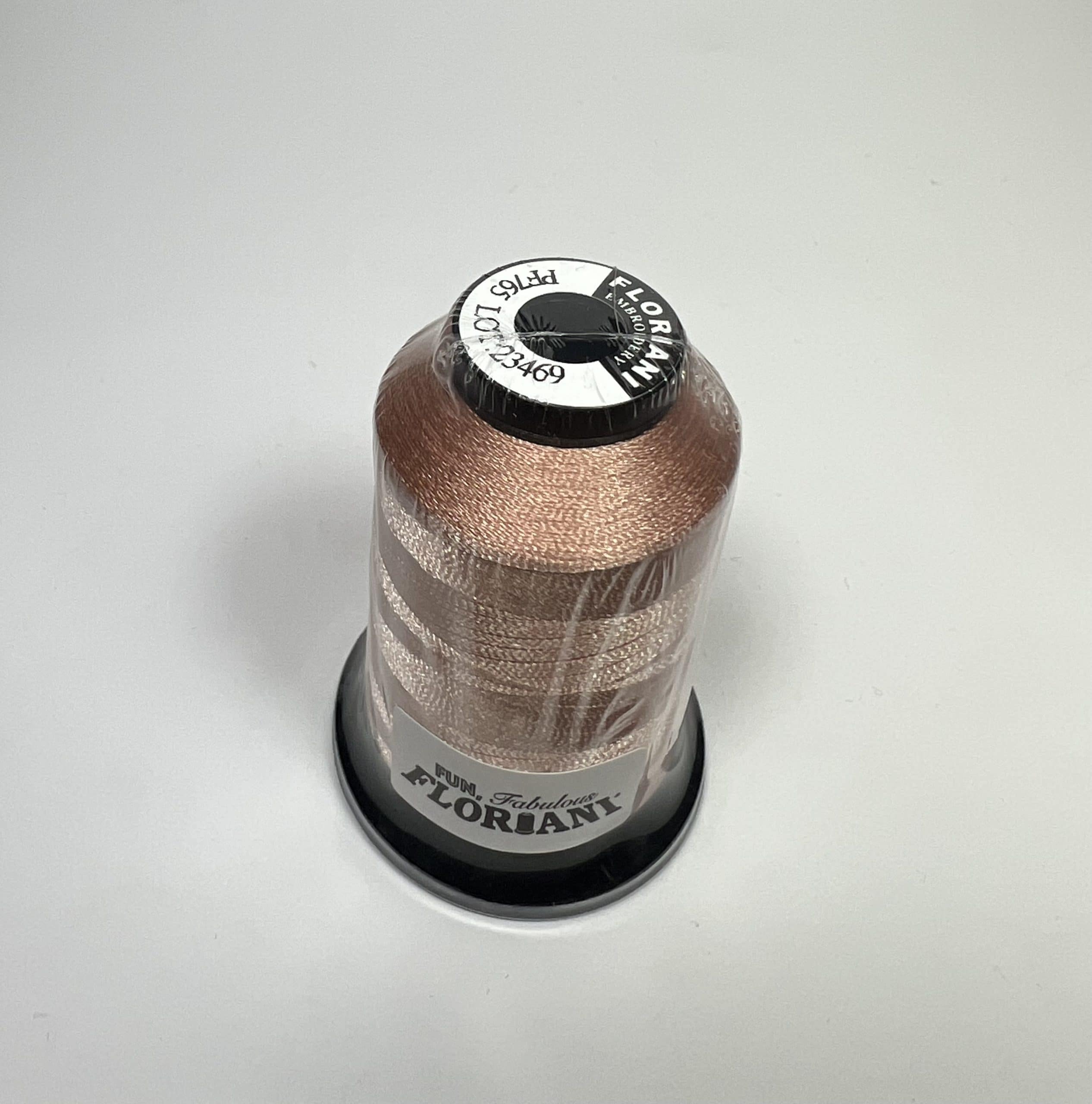 PF0765 - Floriani Embroidery Thread, 1,100yd Spool, Satin Sheet