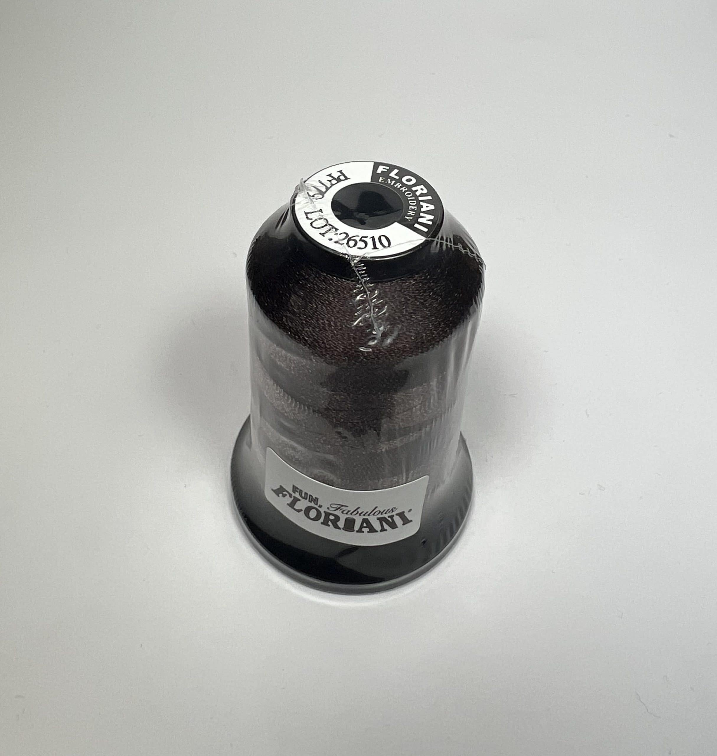 PF0779 - Floriani Embroidery Thread, 1,100yd Spool, Dark Grey