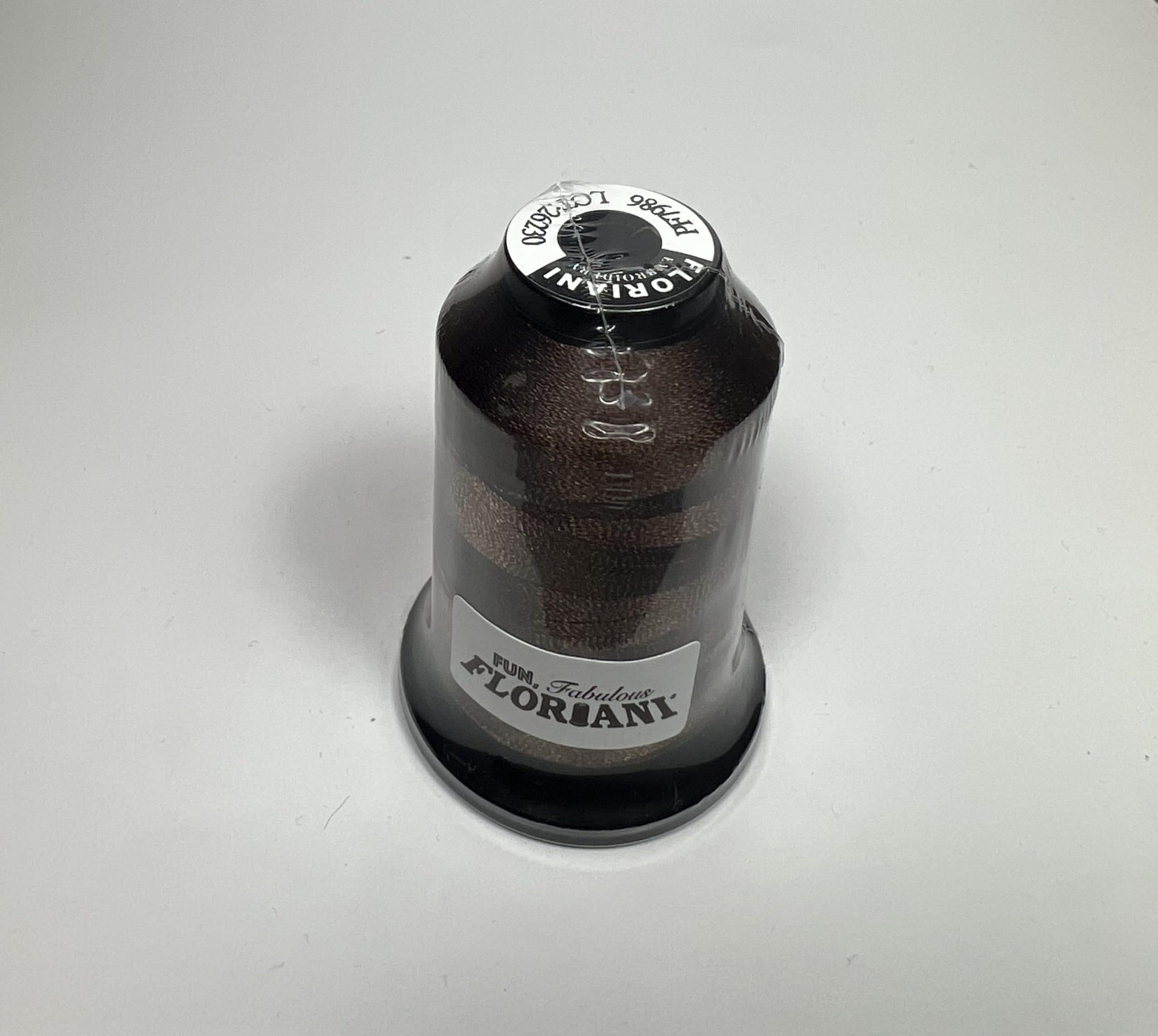 PF7986 - Floriani Embroidery Thread, 1,100yd Spool, Brown Stone