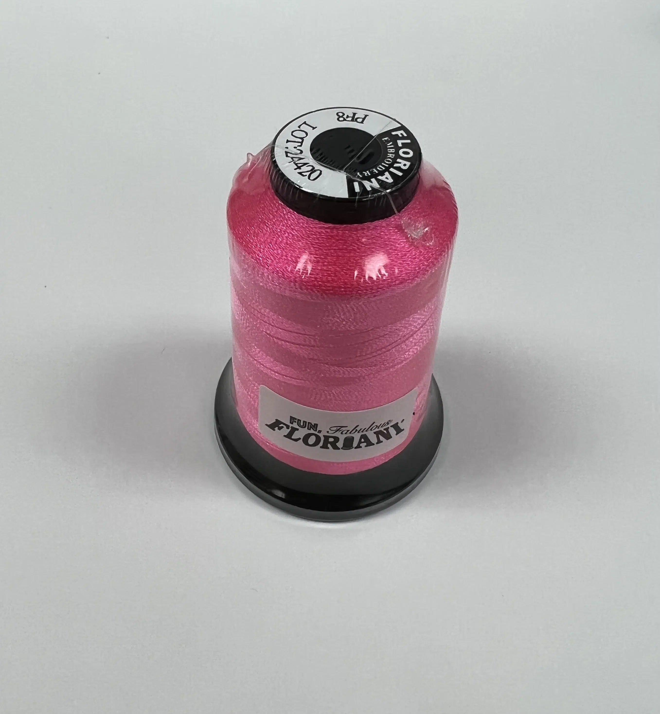 PF0008 - Floriani Embroidery Thread, 1,100yd Spool, Bermuda Pink