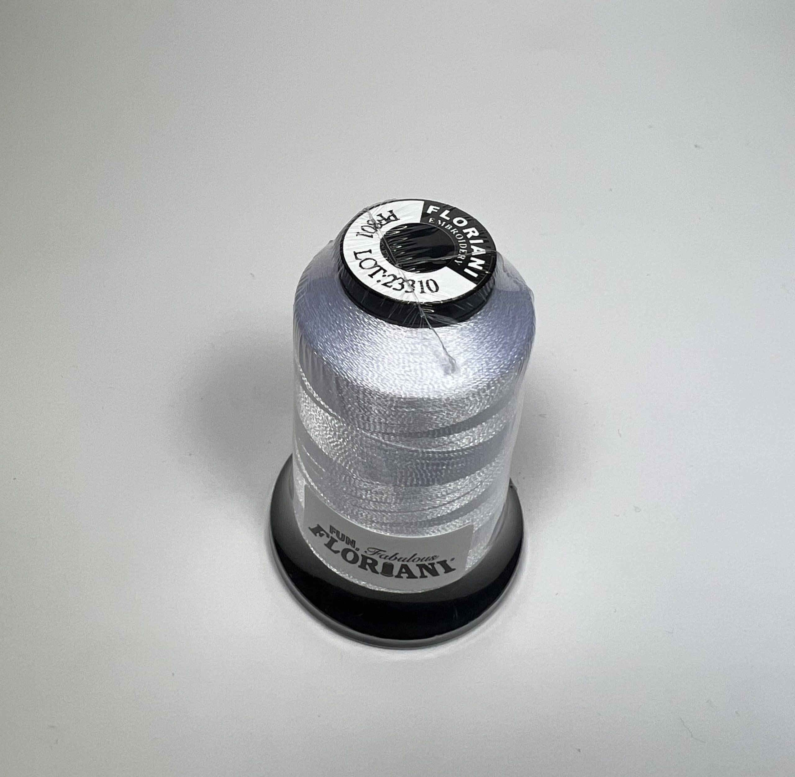 PF0801 - Floriani Embroidery Thread, 1,100yd Spool, Ice Cap