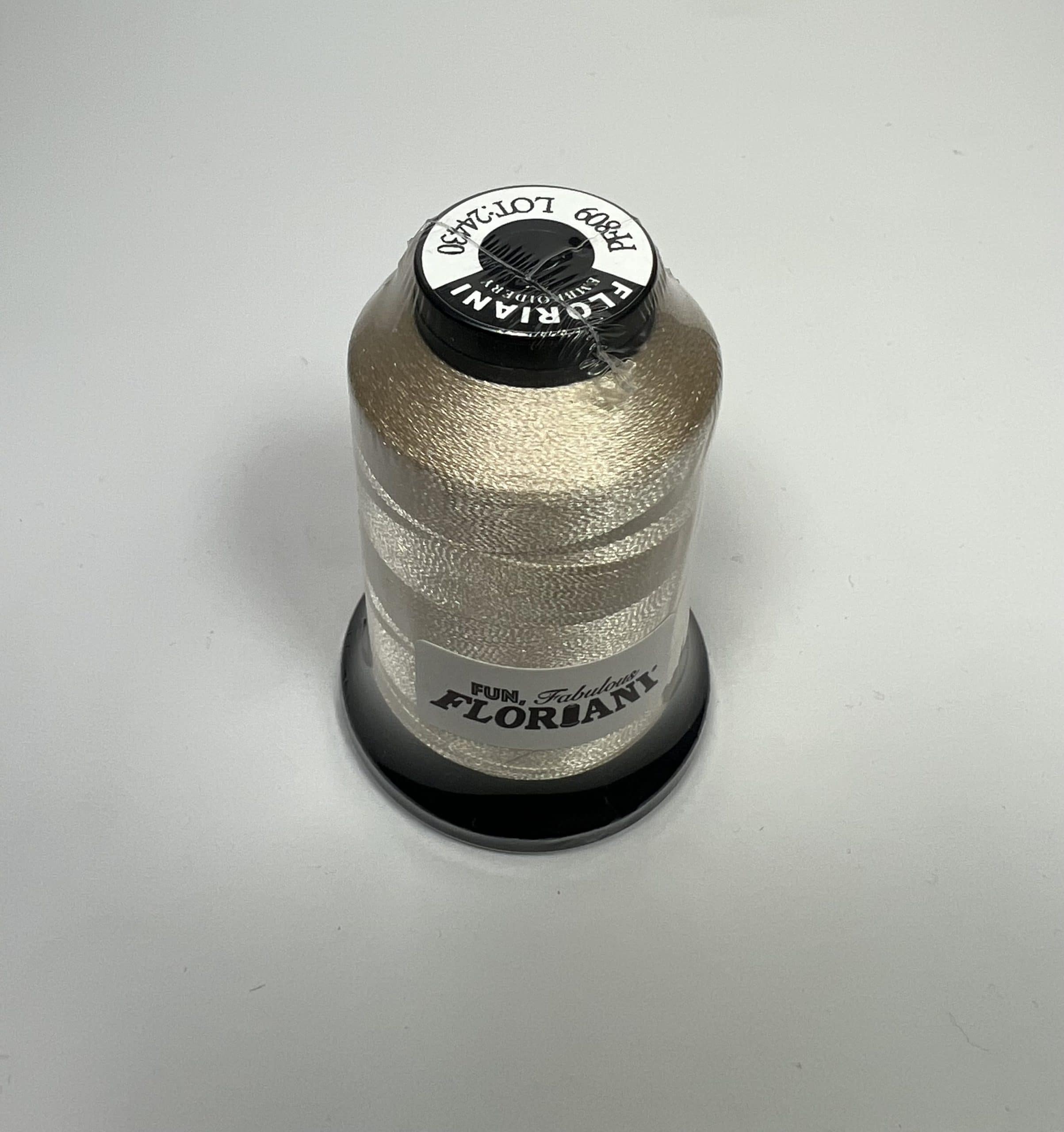 PF0809 - Floriani Embroidery Thread, 1,100yd Spool, Nude Gold