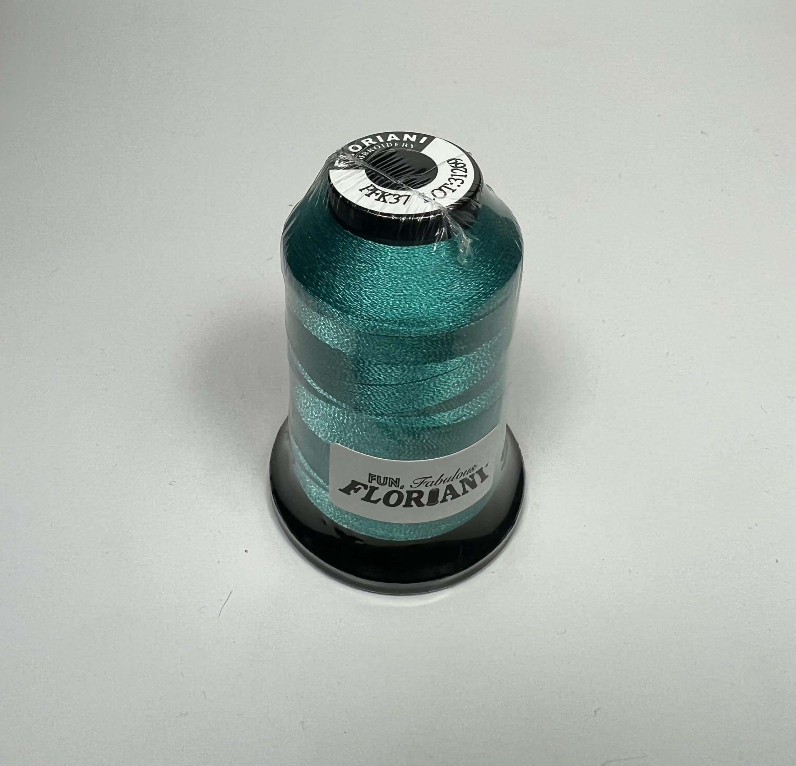 PFK37 - Floriani Embroidery Thread, 1,100yd Spool, Aqua