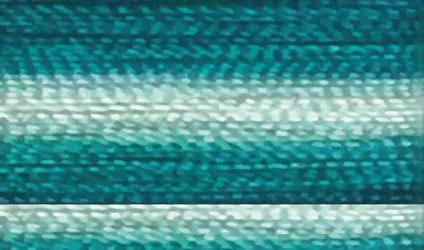 Floriani Variegated Embroidery Thread, Aquamarine Stripe, 1,100yd spool