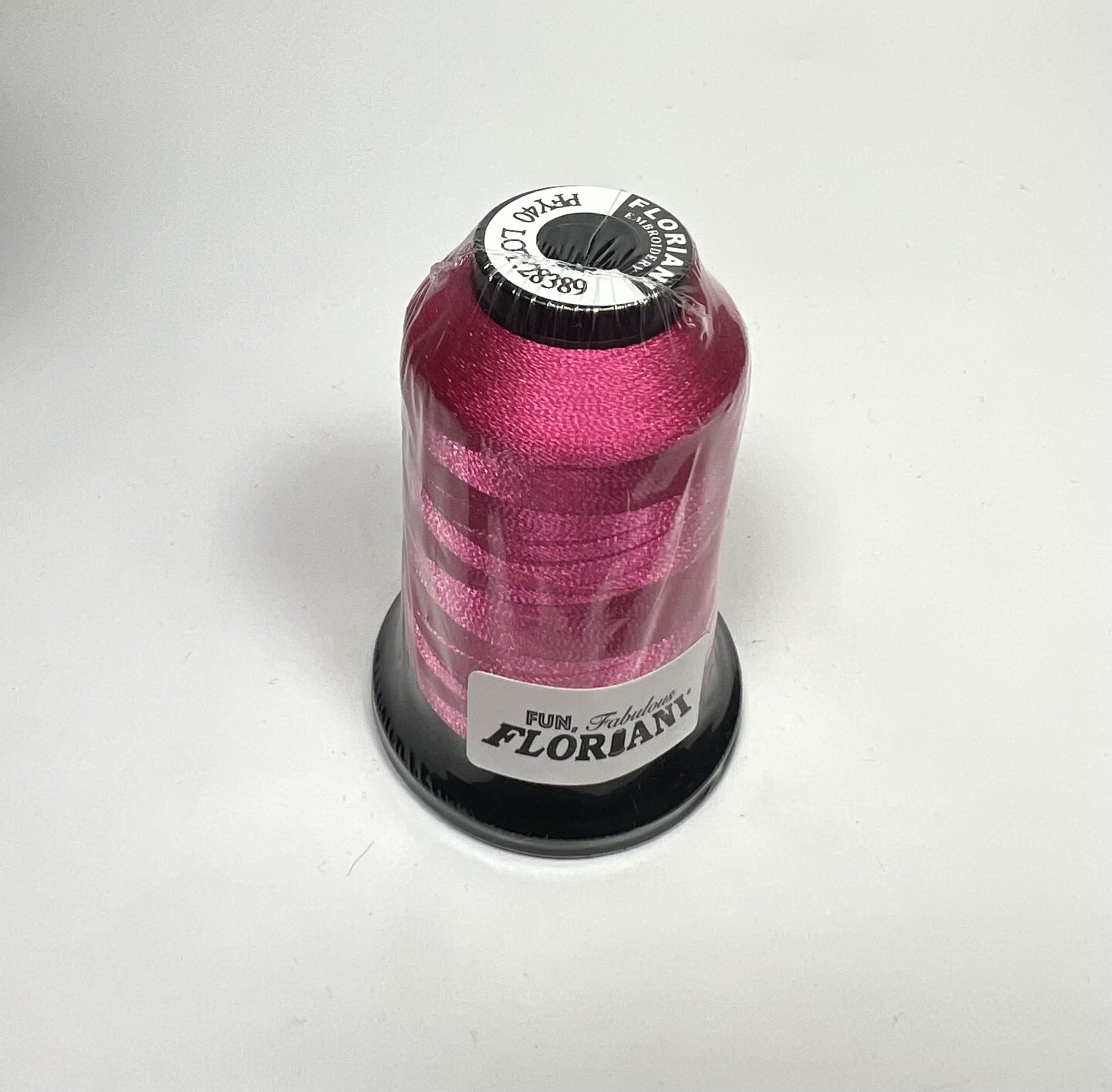 PFY40 - Floriani Embroidery Thread, 1,100yd Spool, Pink Passion