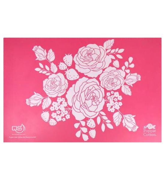 Quilter's Select Pink Poppie Cotton Mat 22in x 34in