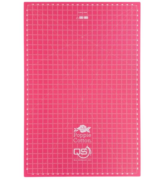 Quilter's Select Pink Poppie Cotton Mat 22in x 34in