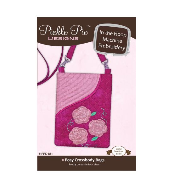 Posy Crossbody Bags In the Hoop Embroidery Design