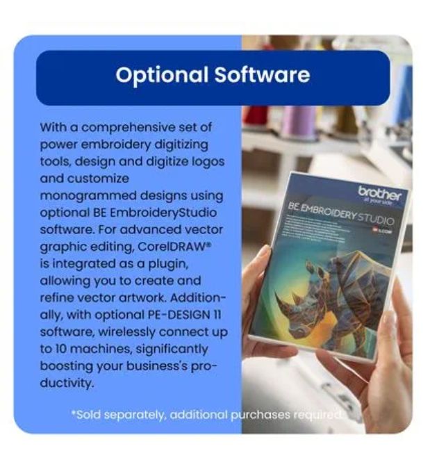 Brother Entrepreneur Pro W PR1060W 10-Needle Embroidery Machine