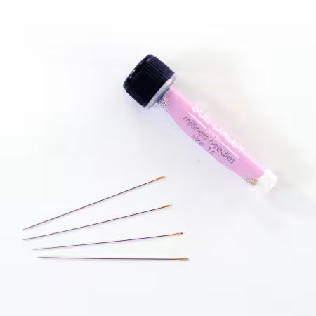Sue Daley Milliners Needle vial Size 15 pack of 10