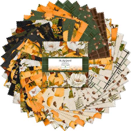 Wilmington Oh My Gourd 5" Squares