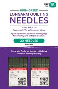 High-Speed Longarm Needles – Two Packages of 10 (Crank 100/16 134MR-3.5)