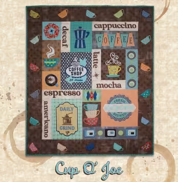 CUP O' JOE APPLIQUE MACHINE EMBROID