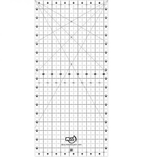 Quilter’s Select Non-Slip Clear Ruler: 8.5″ x 18″