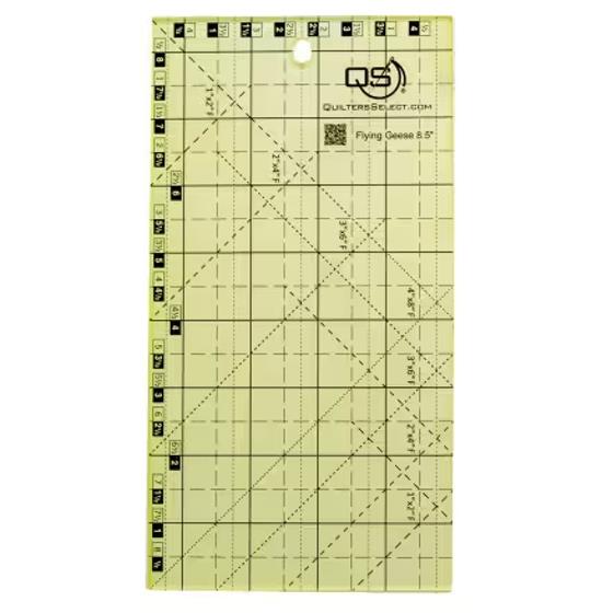 Quilters Select Flying Geese 4.5" x 8.5" Non-Slip Ruler
