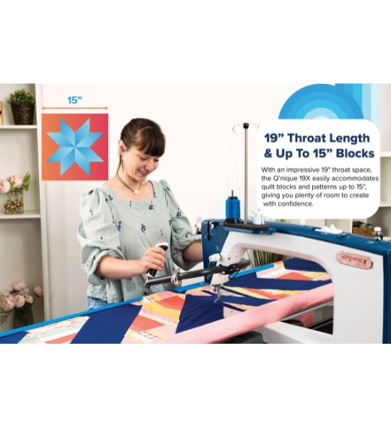 Grace Q’nique 19X — 19" Longarm Quilting Machine
