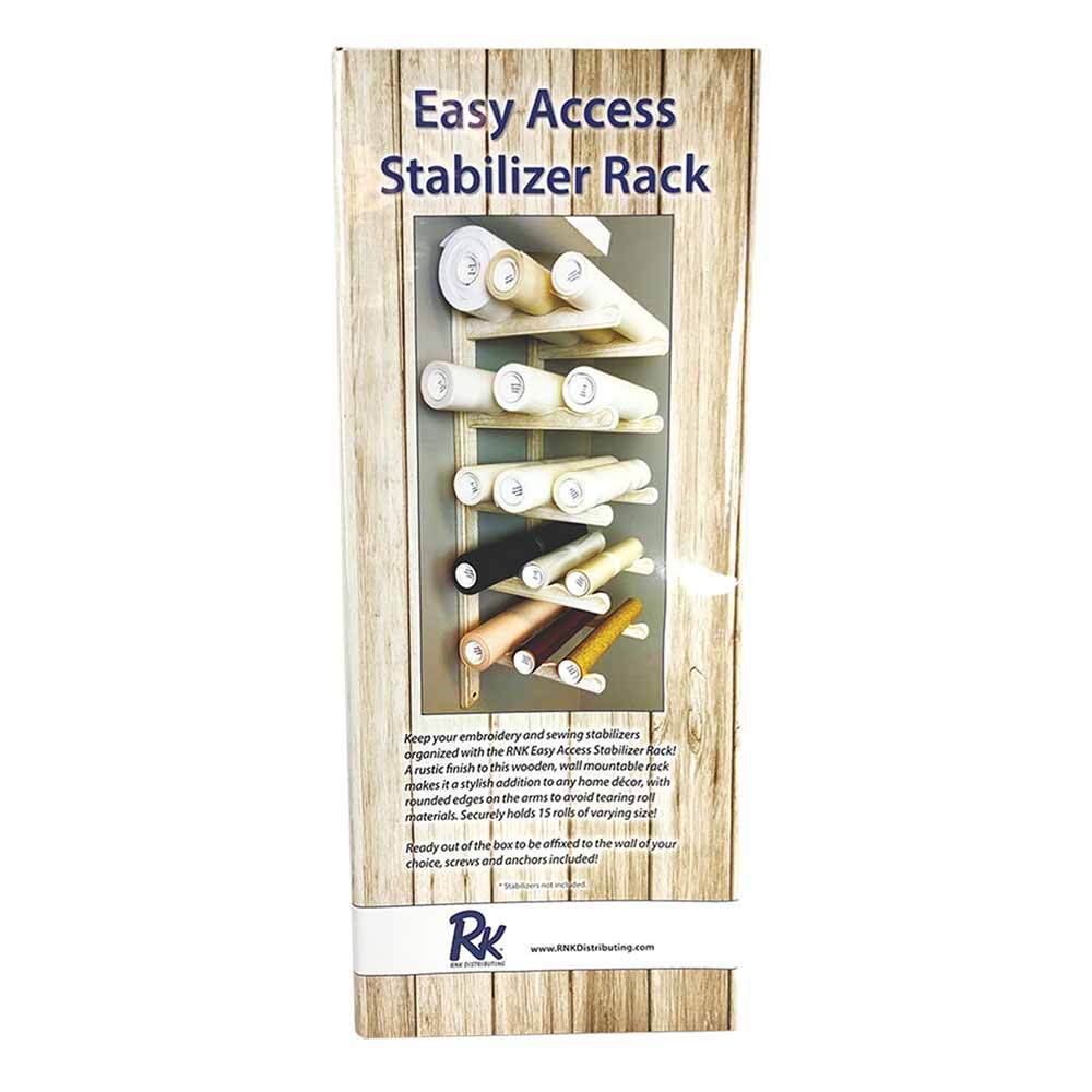 WHITE-WASHED WOODEN STABRACK