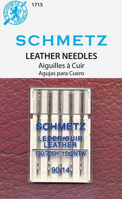 Schmetz Leather 5-pk