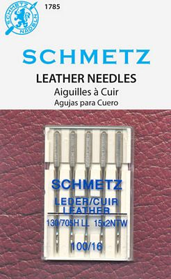 Schmetz Leather 5-pk