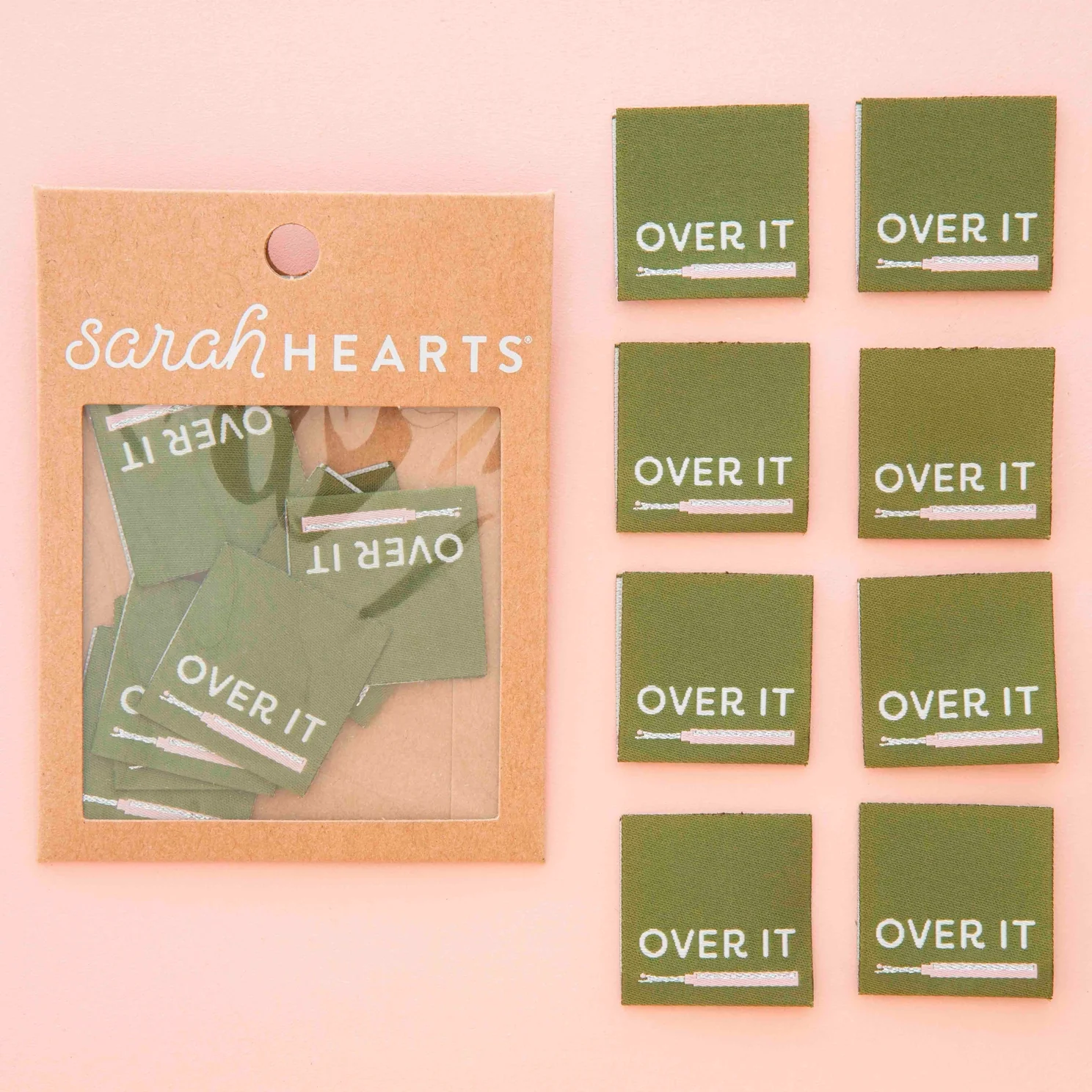 OVER IT SEAM RIPPER WOVEN LABELS