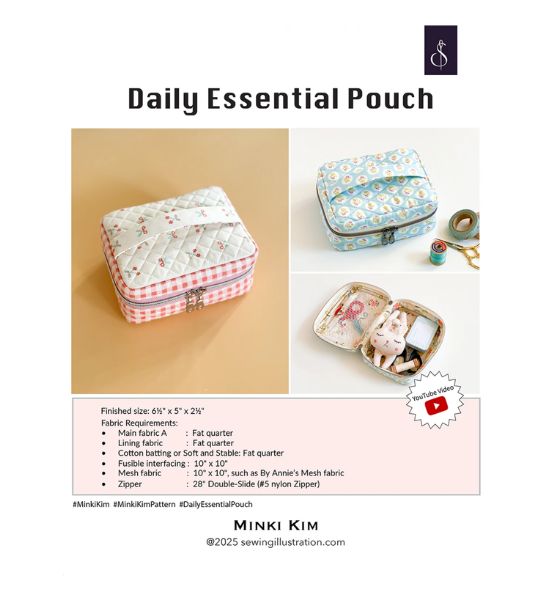 Daily Essential Pouch Pattern