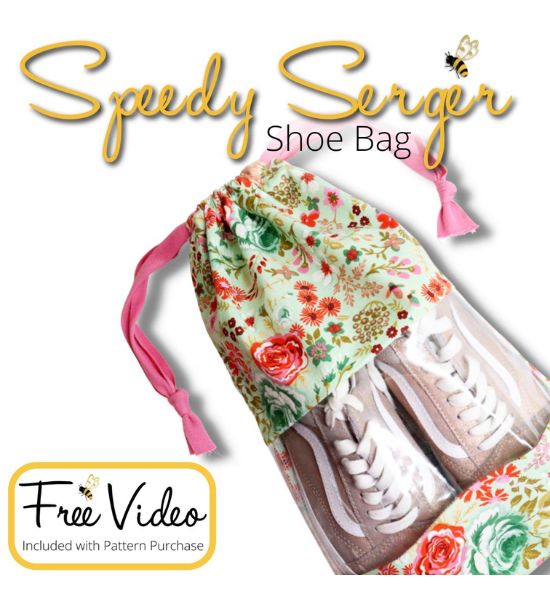 Speedy Serger Shoe Bag + Video Course