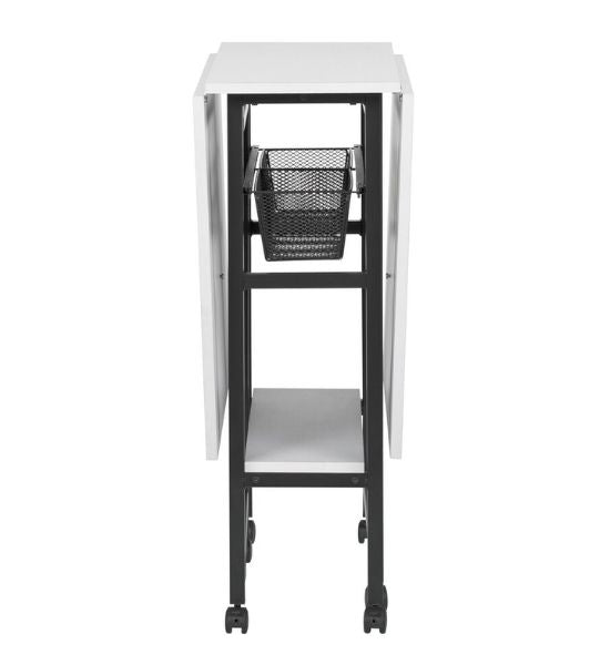 Sew Ready Mobile Folding Craft & Cutting Table with Storage