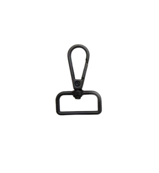 1 SWIVEL SNAP HOOK 2 CT MATTE BLACK