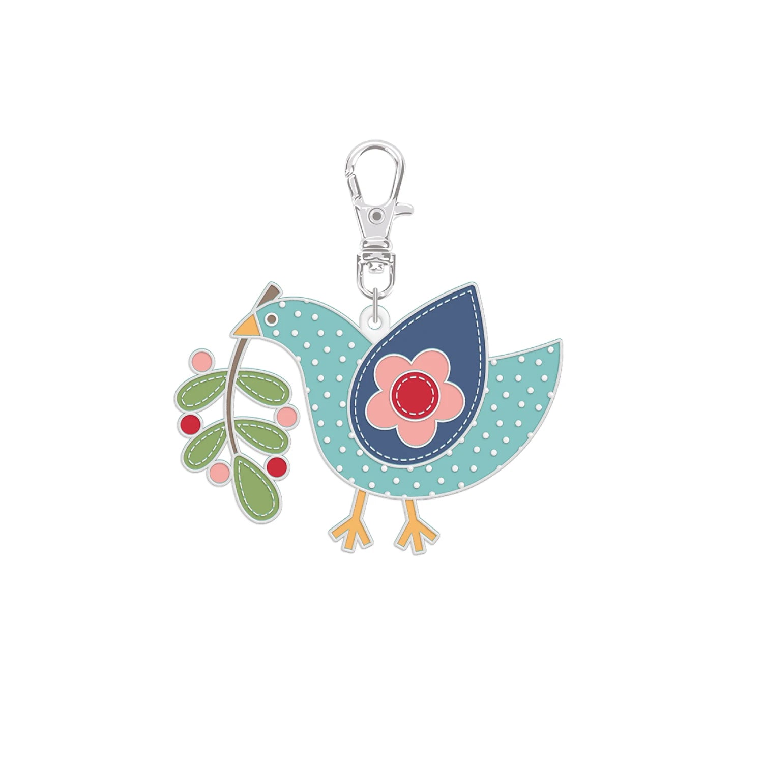Lori Holt Enamel Happy Charm™ Bluebird