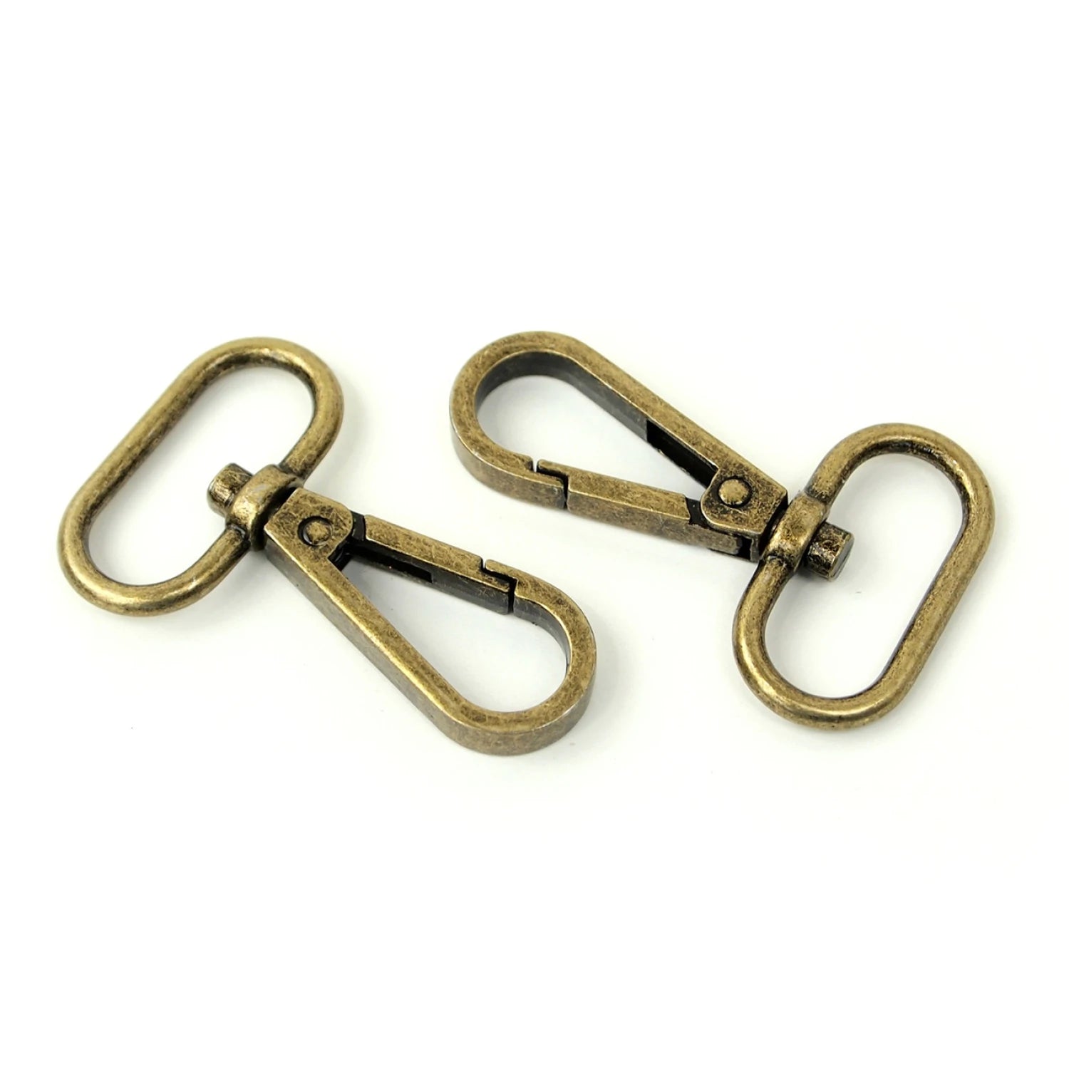 Two Swivel Hooks 1" Antiqu