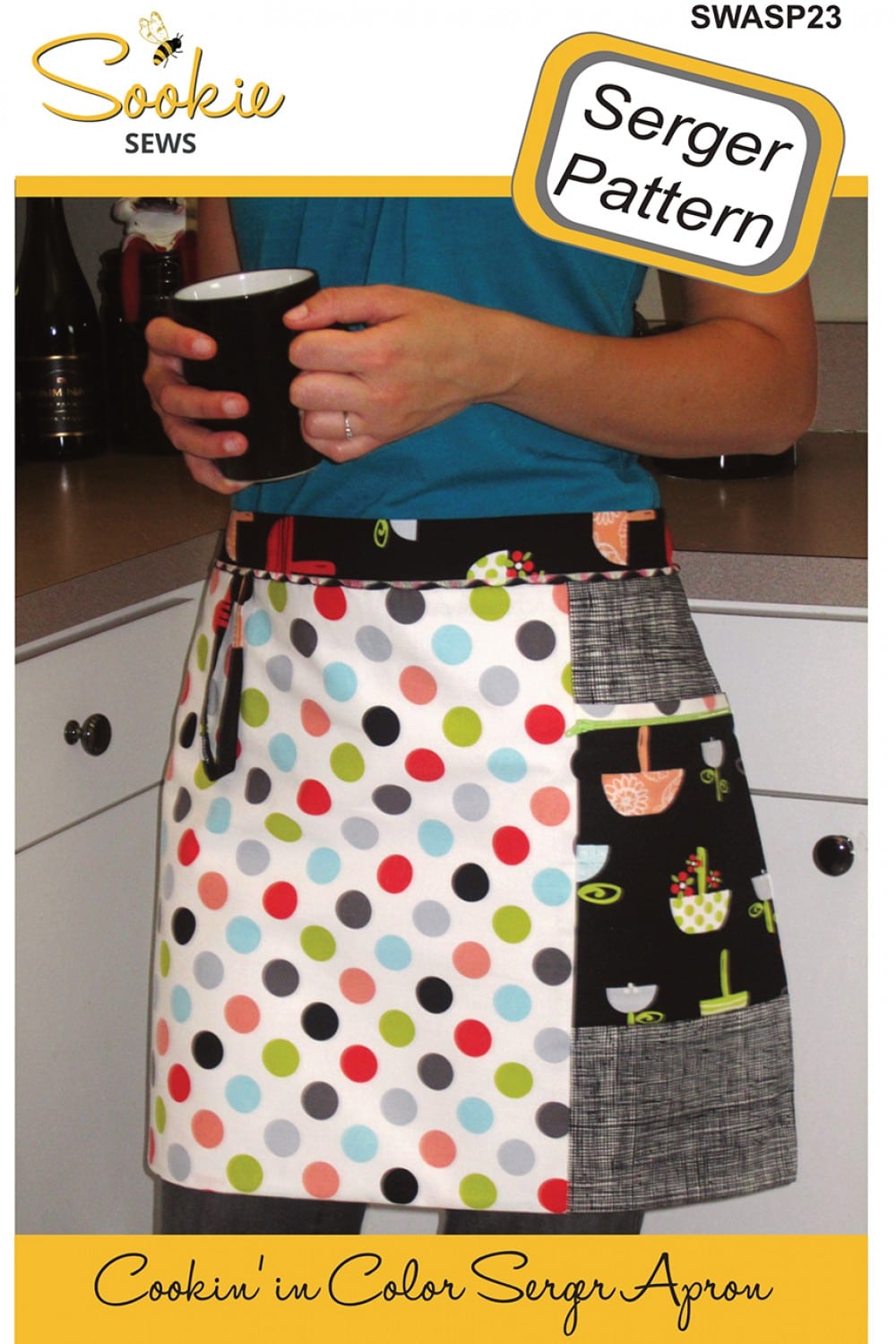 Cookin In Color Serger Apron Pattern