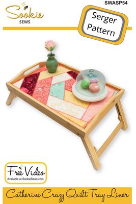 Catherine Crazy Quilt Serger Tray Liner + Video Course