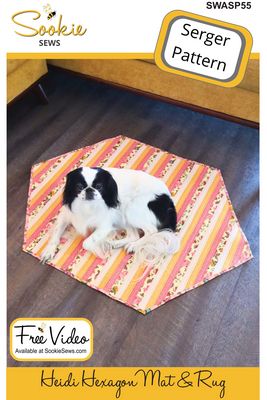 Heidi Hexagon Serger Mat & Rug + Video Course