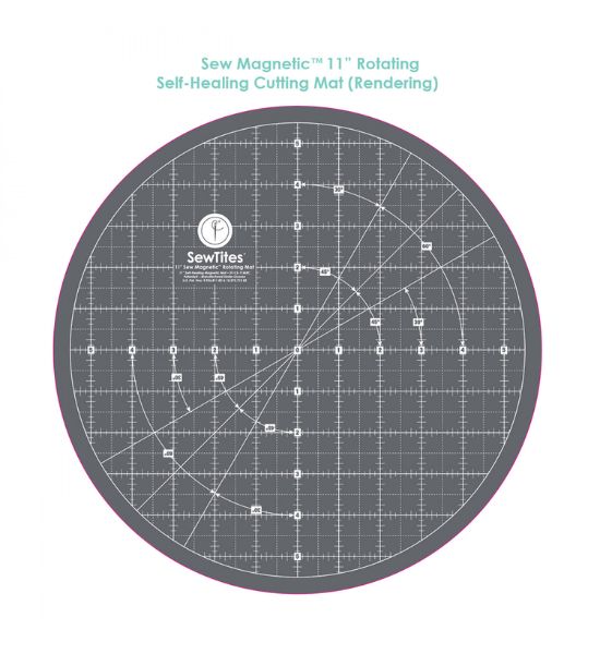 Sew Magnetic 11in Rotating Self-Healing Cutting Mat
