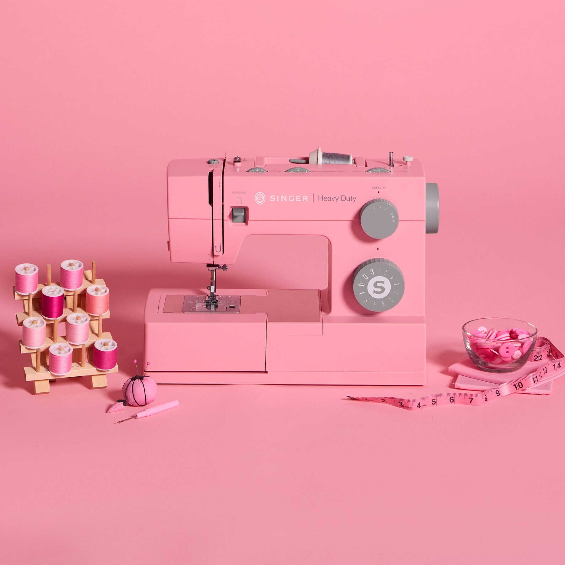 SINGERĀ® Heavy Duty 4411 Pink Sewing Machine