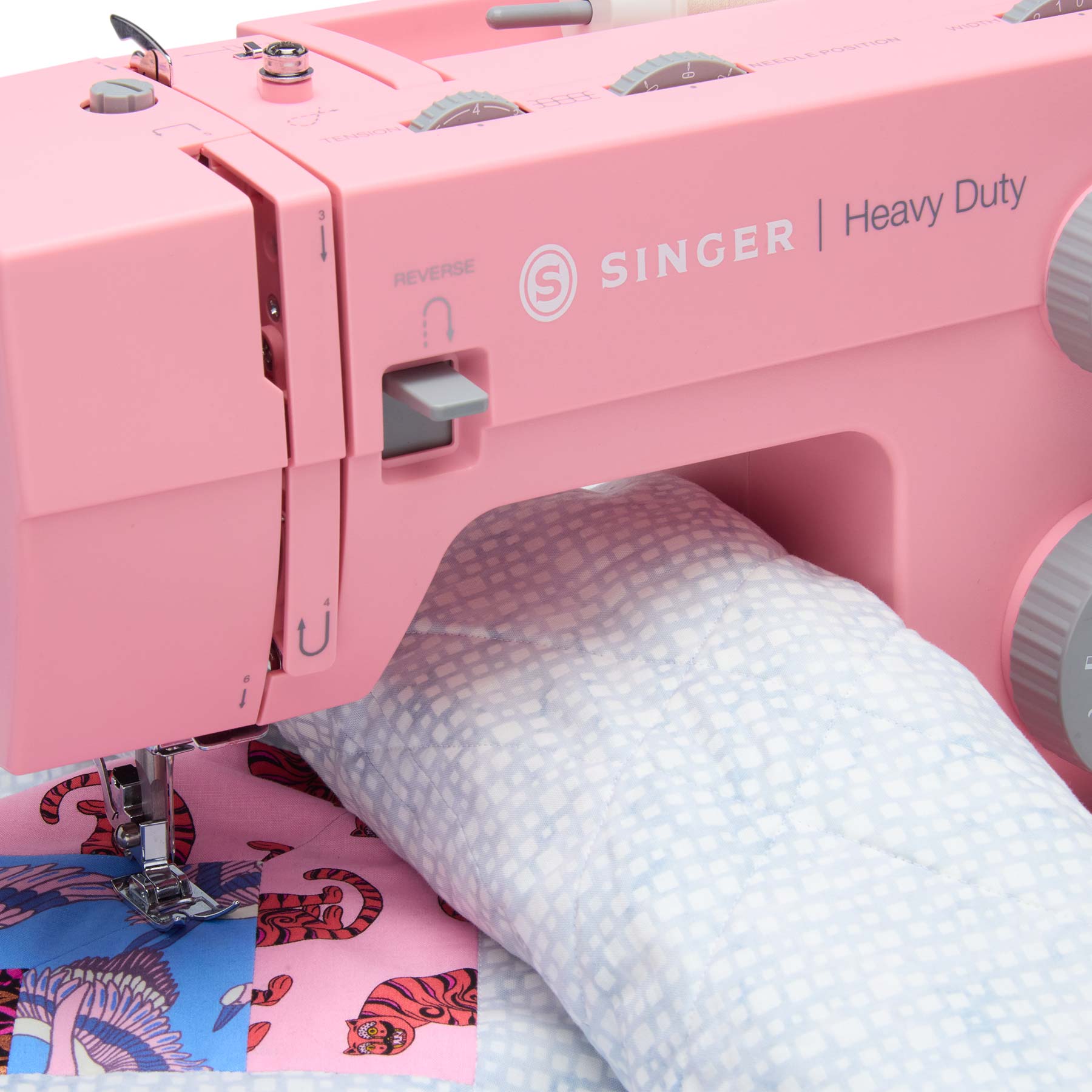 SINGERĀ® Heavy Duty 4411 Pink Sewing Machine