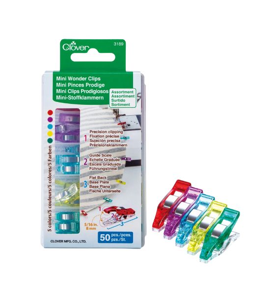 Wonder Clips Assorted Colors 50pc