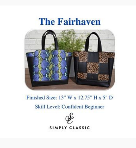 The Fairhaven Tote Pattern