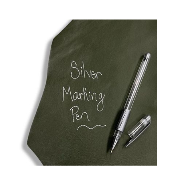 Simply Classic Silver Marking Pen with 2 Refills