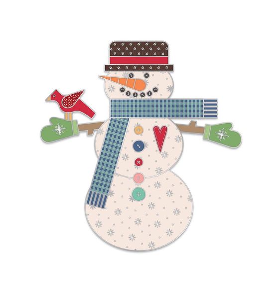 Lori Holt Let's Make a Snowman Needle Minder