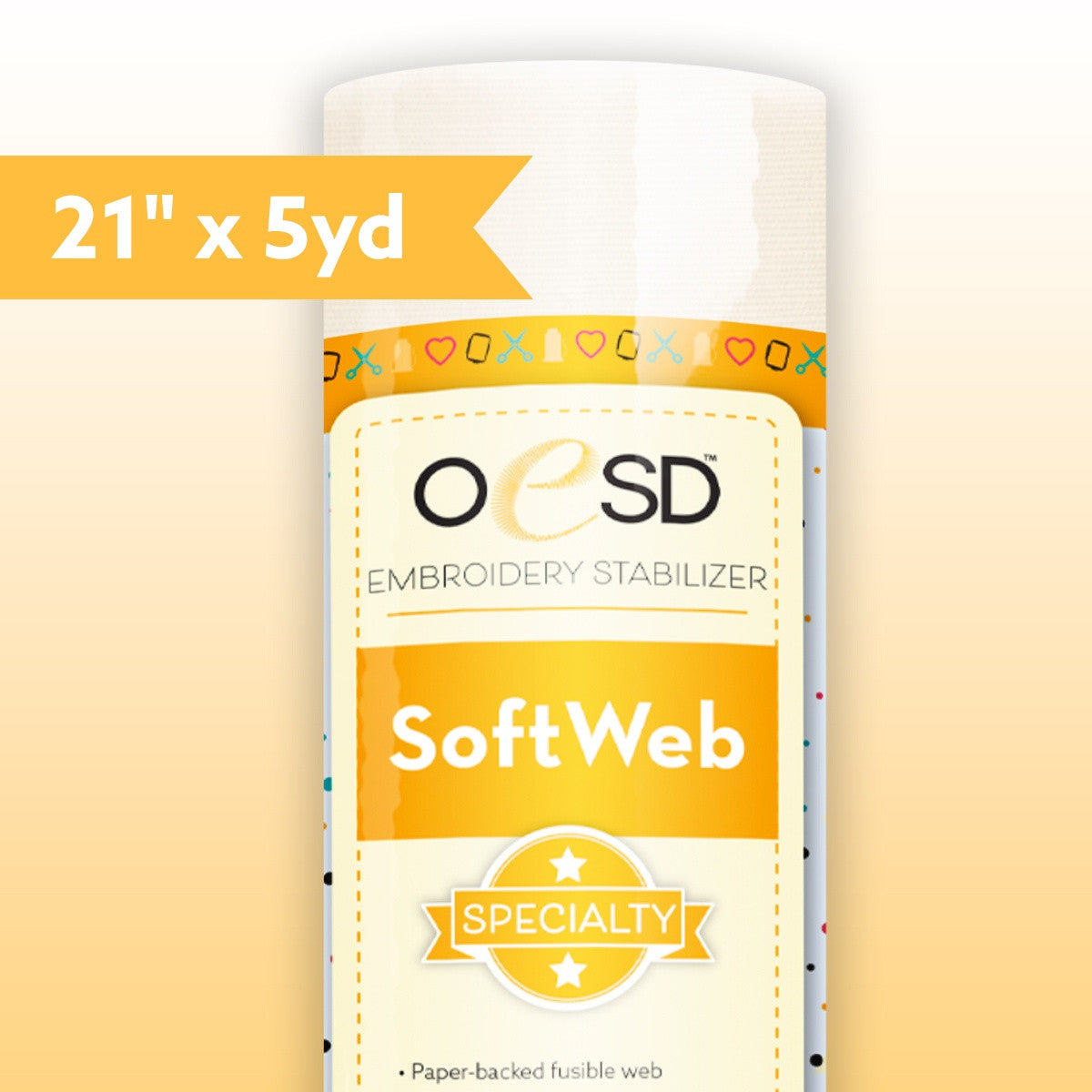 SoftWeb Fusible Web 21" x 5 yd