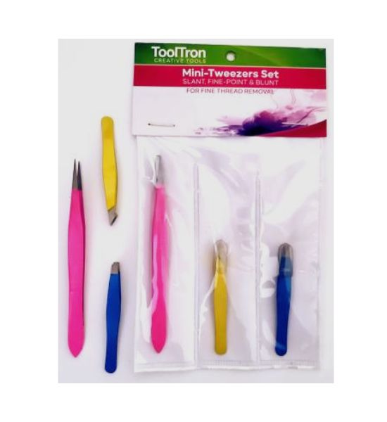 Mini Tweezers 3pc Set